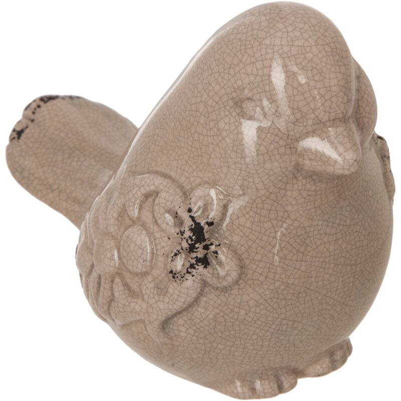 foto del prodotto uccello giardino in ceramica 9,5x7 cm taupe atmosphera cr ateur d int rieur