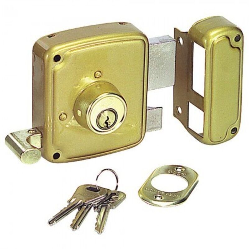 foto del prodotto ucem - a utensile forgiato 03012644 serratura e catenaccio per porte