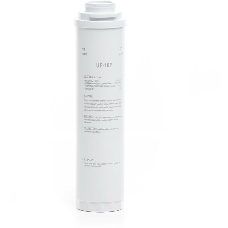foto del prodotto uf 10f ultrafiltro con permeabilit 0,01 rimuove il 99,9 delle sostanze nocive acqua naturewater