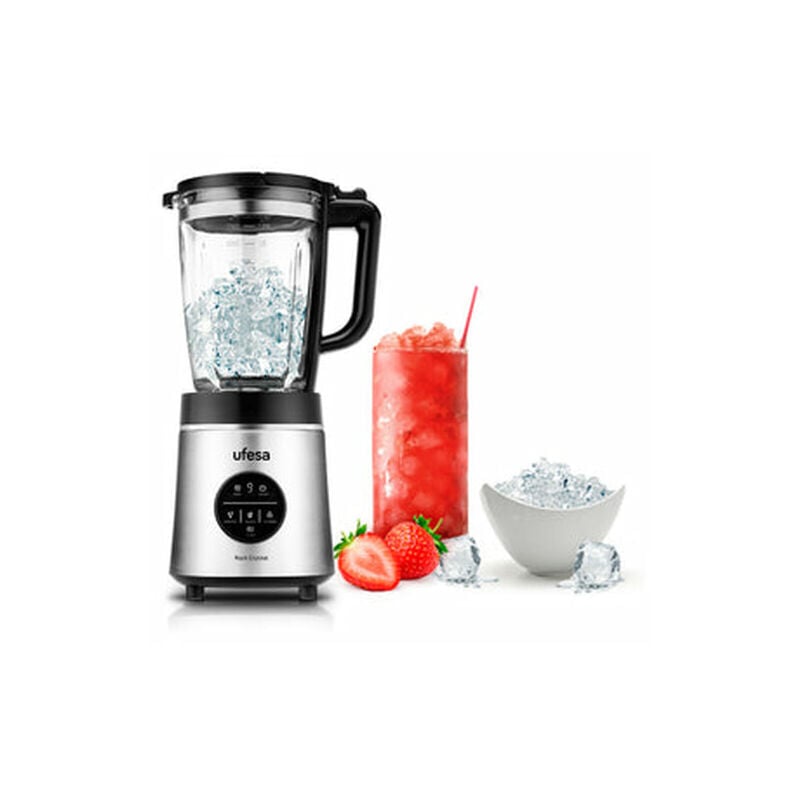foto del prodotto ufesa frullatore rock crystal nero 1800 w