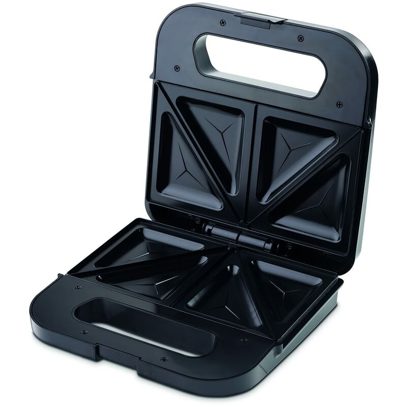 foto del prodotto ufesa sw7870 delish sandwich maker, 900 w, piastre antiaderenti, sigillatura perfetta, 2 sandwiches panini, piedini antiscivolo, senza bpa, inox