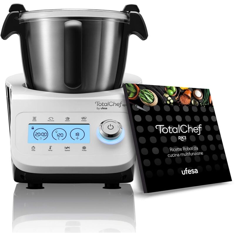 foto del prodotto ufesa totalchef rk3, robot da cucina multifunzione, 1600 w