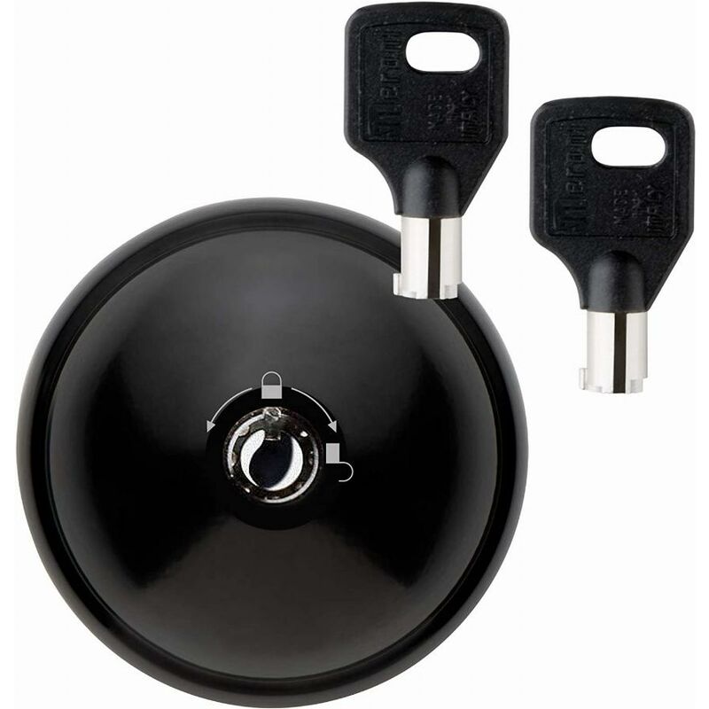 foto del prodotto ufo smart duo lock nero per porta posteriore di servizio 2 chiavi 8090s212pn