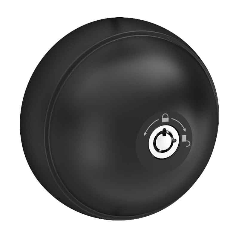 foto del prodotto ufo3 smartduo nero lucchetto per furgoni sfera fissa chiusura automatica manuale coppia meroni