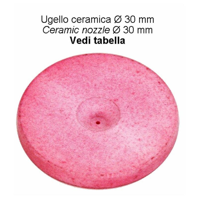 foto del prodotto ugello 30mm con foro 1,2mm confezione da 3 pezzi