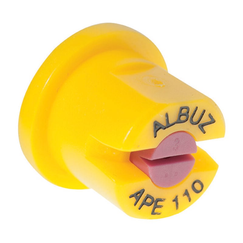 foto del prodotto ugello a ventaglio in ceramica albuz ape 110 giallo