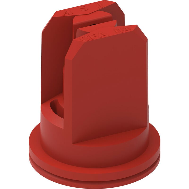 foto del prodotto ugello antideriva ad induzione d aria rosso in plastica