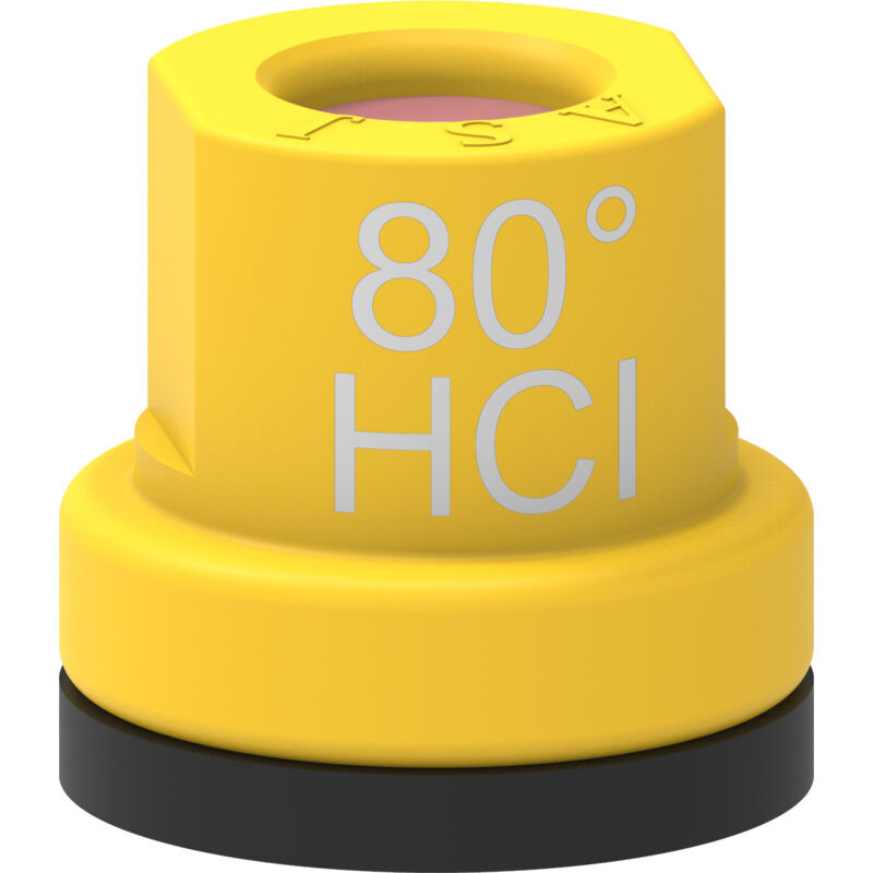 foto del prodotto ugello cono vuoto ceramica delrin 80 giallo