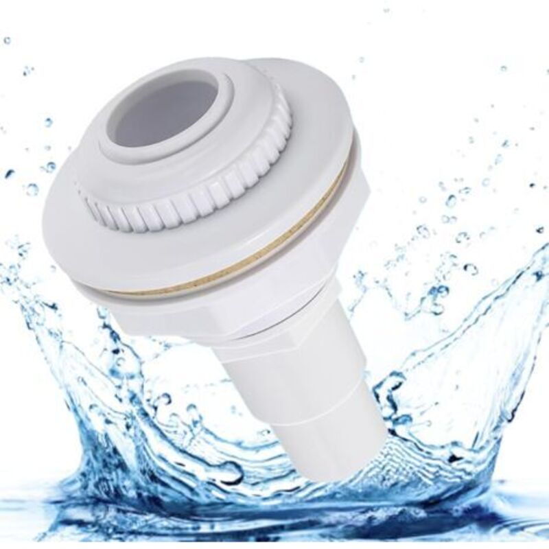 foto del prodotto ugello di ingresso per piscina, ugello di ingresso per piscine con pareti in acciaio, ugello di ingresso da 38 32 mm, per ugello di ingresso per