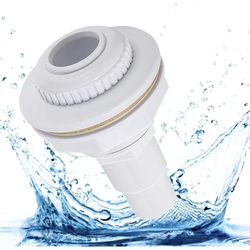 foto del prodotto ugello di ingresso per piscina, ugello di ingresso per piscine con pareti in acciaio, ugello di ingresso da 38 32 mm, per ugello di ingresso per