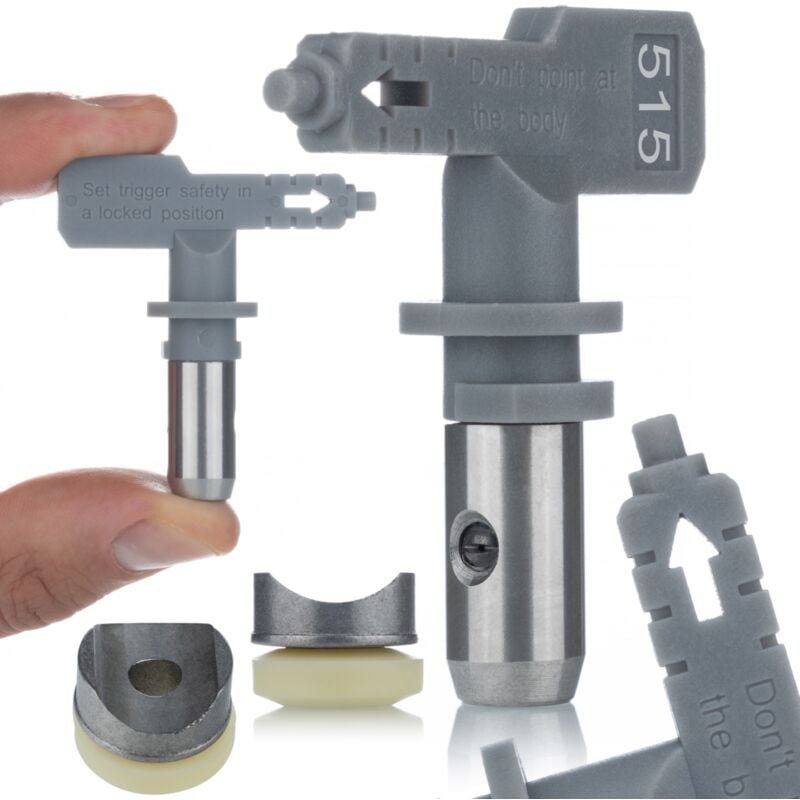 foto del prodotto ugello di verniciatura rosfix hi flow 515 grigio per l unit di verniciatura