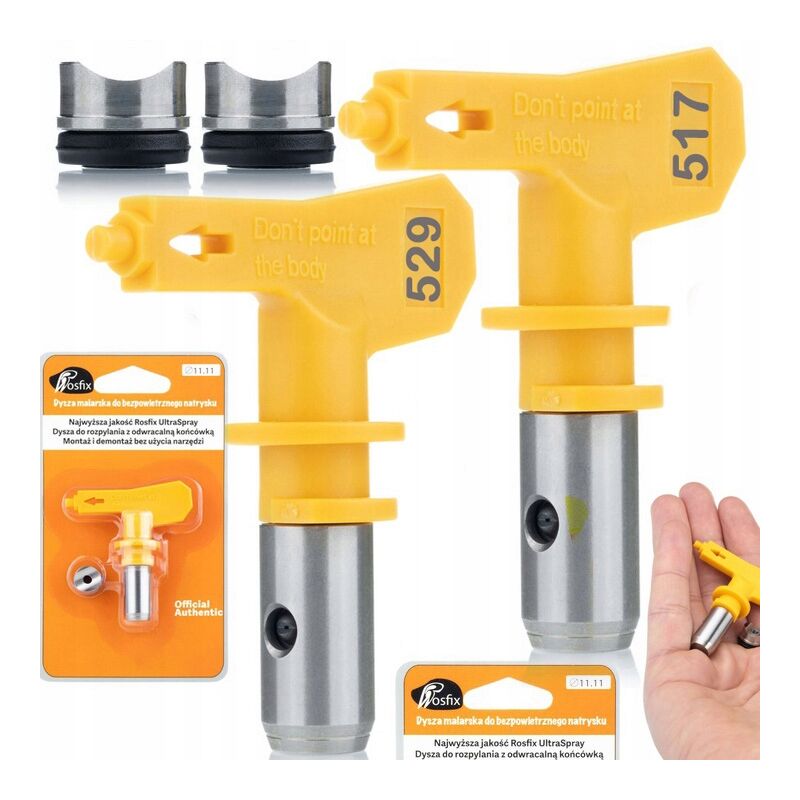 foto del prodotto ugello per verniciatura rosfix per l unit 529 ugello per verniciatura rosfix ultra spray modello 517