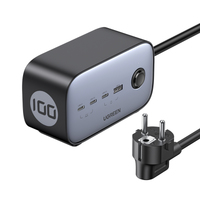 foto del prodotto ugreen diginest pro 1 presa e ac tipo c 1,8 m 4 3680 w nero