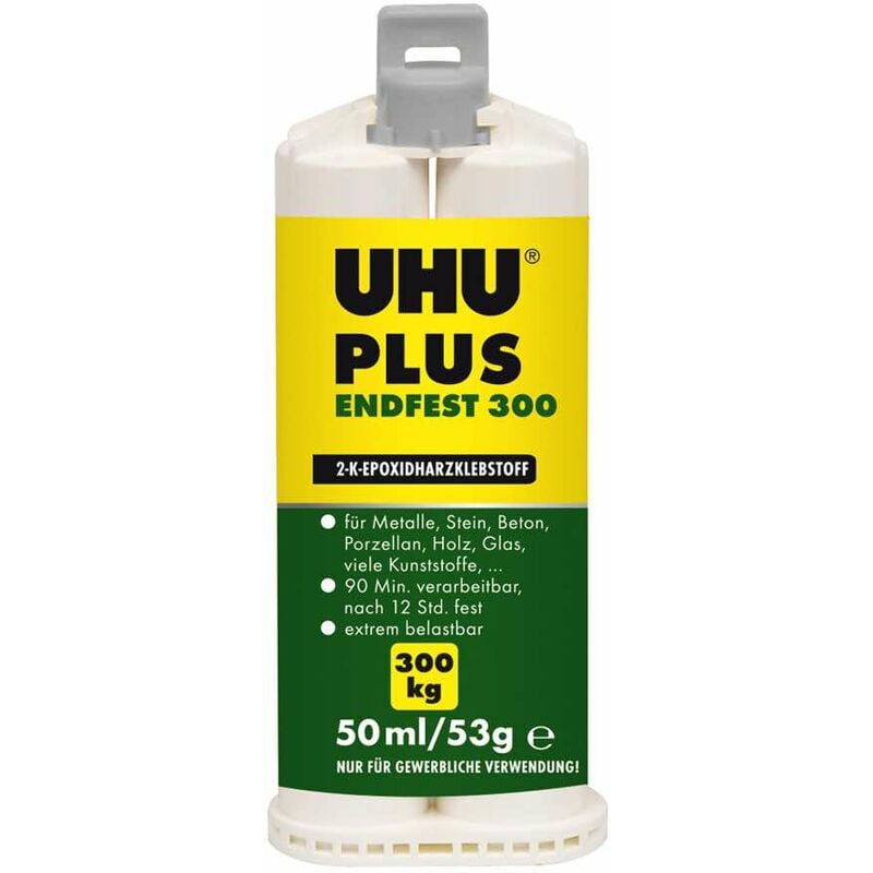 foto del prodotto uhu adesivo epossidico bicomponente universale, cartuccia 50 ml