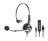 foto del prodotto ujm cuffia business mic usb jack