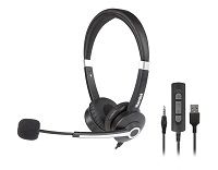 foto del prodotto ujs cuffia business mic usb jack
