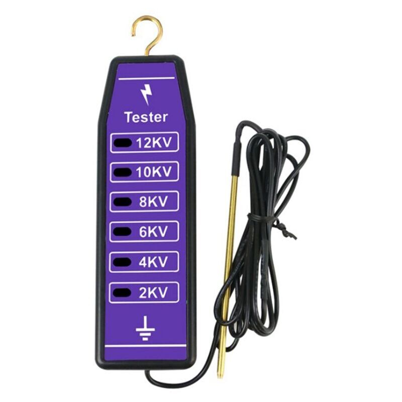 foto del prodotto ulisem 2 12kv strumento di test della tensione per recinto agricolo, tester di tensione per recinto elettrico, energizzatore solare