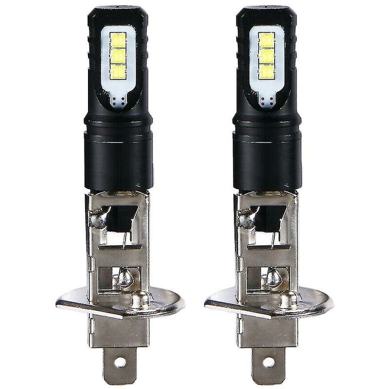 foto del prodotto ulisem 2x h1 6000k super bright white 6000lm drl led kit faro abbagliante