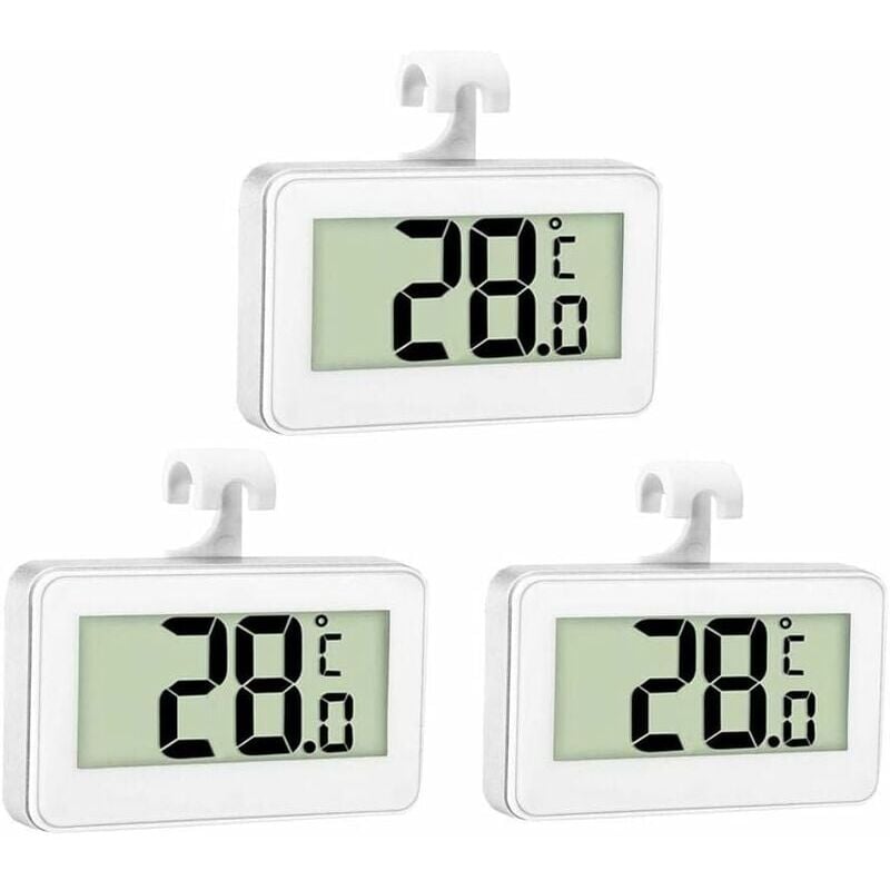 foto del prodotto ulisem 3x termometro da frigo termometro da freezer digitale termometro da frigo termometro da freezer impermeabile per camera da letto con display