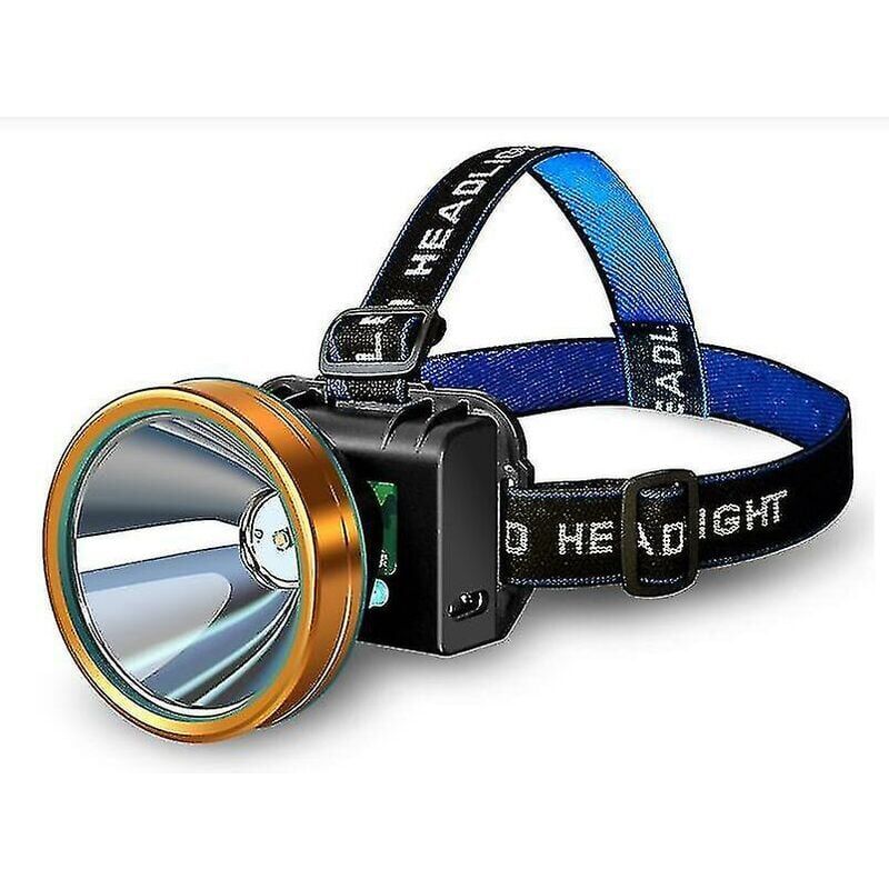 foto del prodotto ulisem 500000lm xhp90.pi potente lampada frontale usb fari
