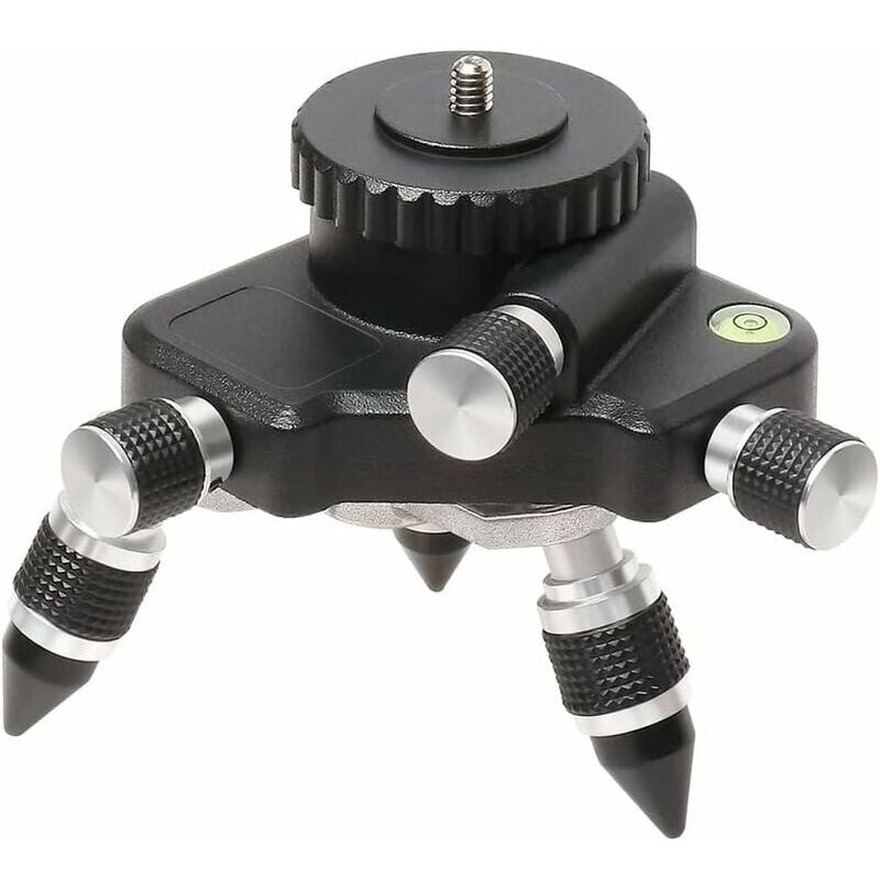 foto del prodotto ulisem adattatore livello laser base girevole a 360 per connettore treppiede livello laser di linea, base treppiede girevole per adattatore