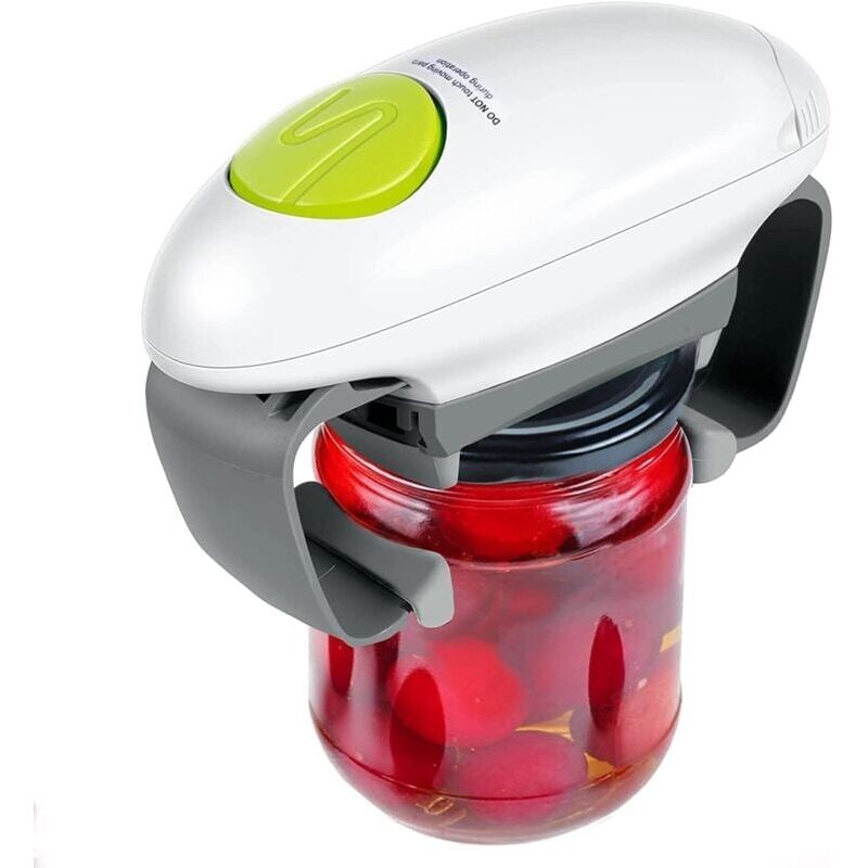 foto del prodotto ulisem apriscatole elettrico one touch potente apribottiglie automatico per mani deboli e anziani con artrite