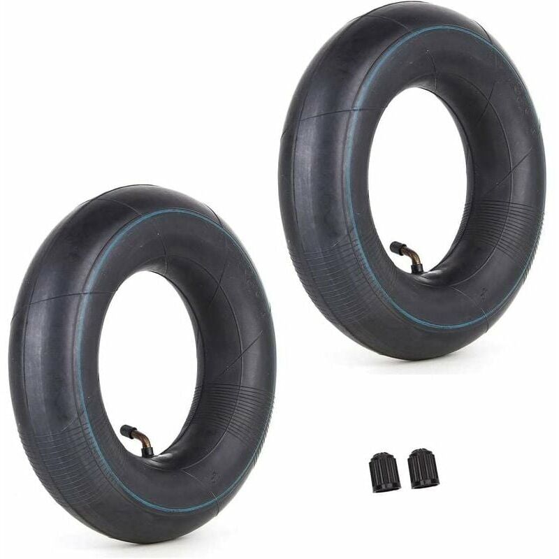 foto del prodotto ulisem camere d aria dpzo 2 pack 4.00 3.50 6 con stelo valvola angolato tr87, adatte per carrelli manuali, tosaerba, rimorchi da giardino,