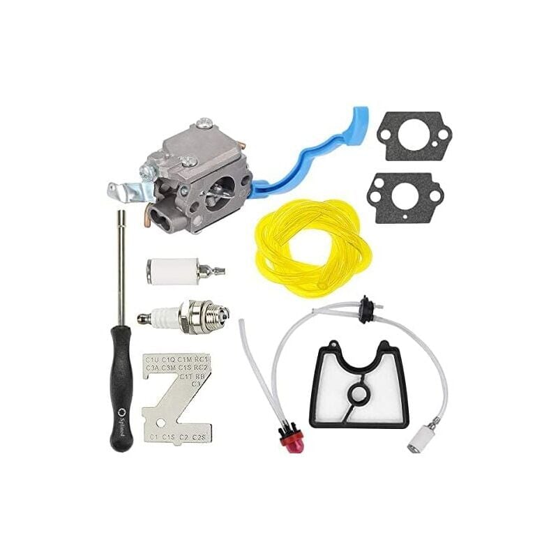 foto del prodotto ulisem carburatore c1q w37 con filtro aria 545112101 per soffiatore modelli 125b, 125bx, 125bv, 125bvx, sostituisce i riferimenti 581798001,