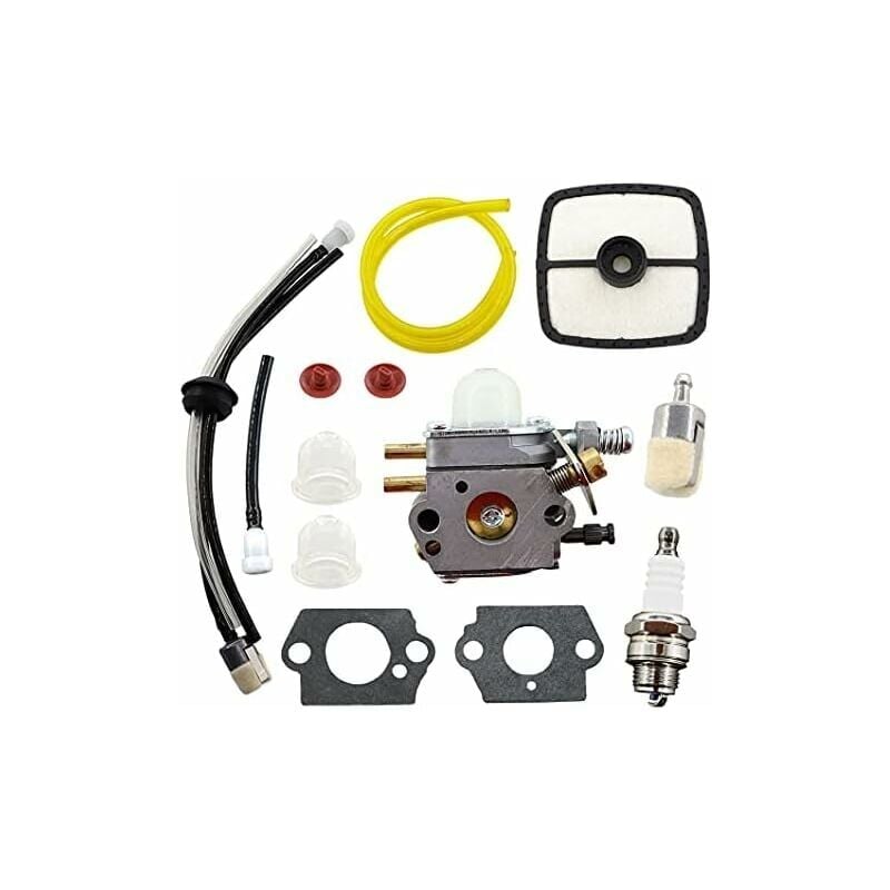 foto del prodotto ulisem carburatore con filtro dell aria per modelli echo srm2100, srm2110, srm2400, srm2015, srm2305, srm2455, pe2000, shr210, dotati di