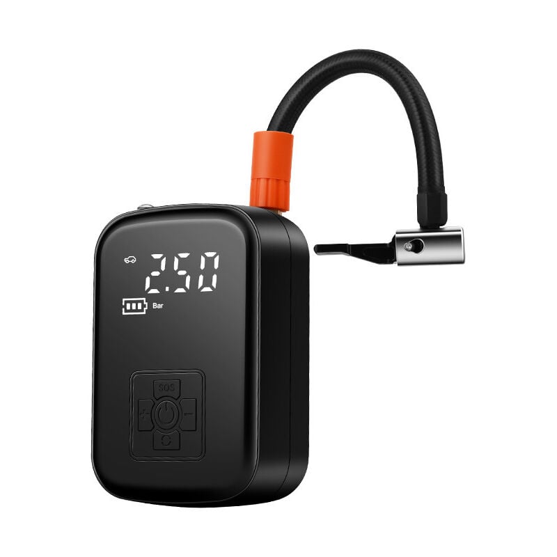 foto del prodotto ulisem compressore d aria portatile, mini pompa d aria elettrica da 4000 mah gonfiatore di pneumatici per auto ricaricabile 150psi per bici, moto,
