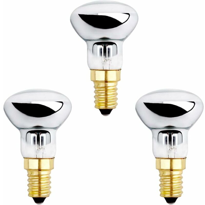 foto del prodotto ulisem e14 r39 lampadina lava da 25 w, dimmerabile, bianco caldo 2600 k, 250 lm, lampadine con riflettore a base piccola per lampada riscaldante a