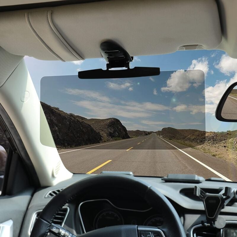 foto del prodotto ulisem estensione parasole per auto, estensione parasole per auto protezione antiabbagliamento regolabile estensione parasole per auto, per tutte