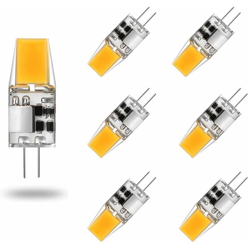 foto del prodotto ulisem g4 lampadina led ac dc 12v 5w g4 lampade led bianco caldo 3000k lampadine 50w lampada alogena equivalente angolo del fascio di 360 senza