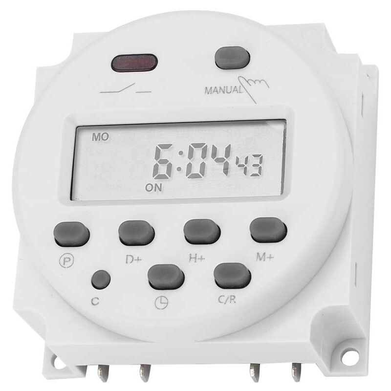 foto del prodotto ulisem interruttore di temporizzazione 12vdc 16a programmabile digitale elettronico lcd rel temporizzatore interruttore microscopio digitale lcd
