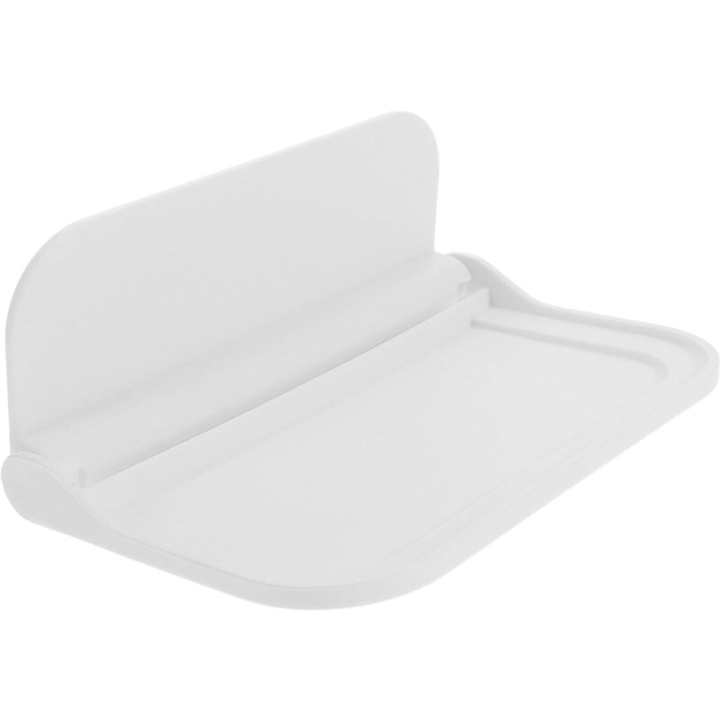 foto del prodotto ulisem mensola portaoggetti pieghevole in plastica porta telefono a parete porta adesivo portaoggetti per articoli vari mensola pieghevole per