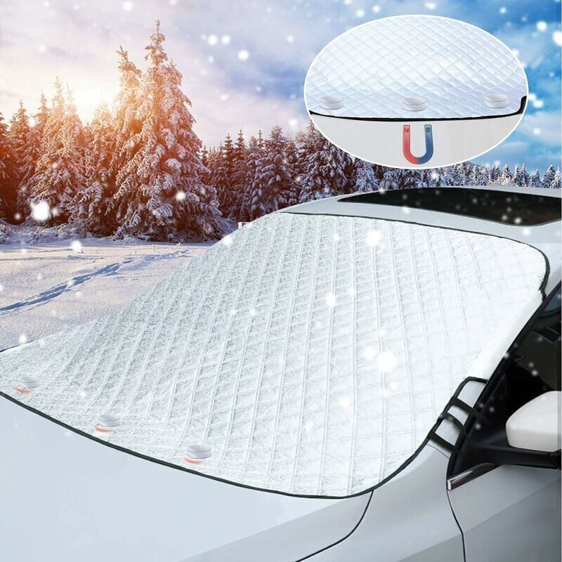 foto del prodotto ulisem parabrezza antigelo protezione parabrezza invernale copertura per parabrezza auto 3 magnetica universale per auto anti gelo neve ghiaccio
