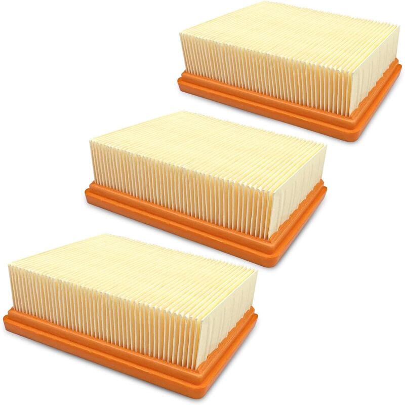 foto del prodotto ulisem pezzo filtro di ricambio filtro di ricambio per aspirapolvere a pieghe piatte compatibile con aspirapolvere karcher wd5 wd4 mv4 mv5