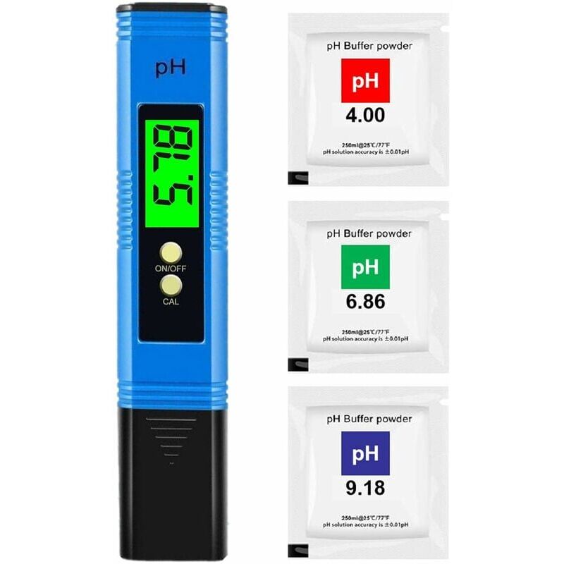 foto del prodotto ulisem ph meter digitale tester ph, penna ph professionale, alta precisione 0,01 ph, campo di misura 0 14 ph, tester ph acqua ideale per bere in