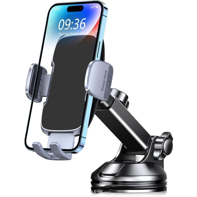 foto del prodotto ulisem porta cellulare per auto, tipo a ventosa super resistente porta cellulare, rotazione a 360 , facile da usare, smartphone da 4 7 pollici