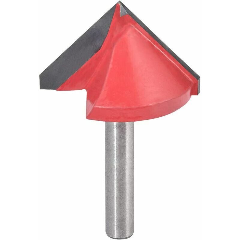 foto del prodotto ulisem punta per fresa con scanalatura a v, punta per fresa a v in carburo di tungsteno per incisione cnc, fresa per lavorazione del legno con