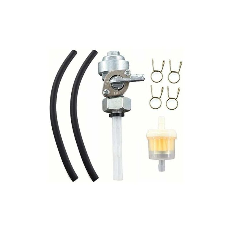 foto del prodotto ulisem rubinetto carburante con tubo flessibile per gruppo elettrogeno einhell ste2500, ste3500, ste5500, scheppach sg2600, sg3500, g de gse 2701.