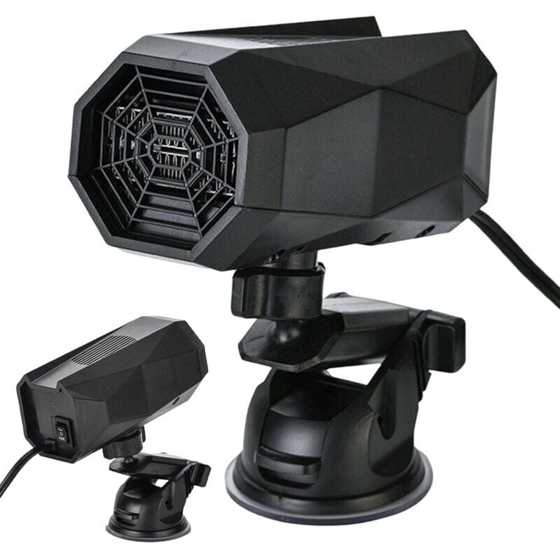 foto del prodotto ulisem sbrinatore per parabrezza sbrinatore e sbrinatore portatile per parabrezza 12v 150w base rotante a 360 gradi ventole per riscaldatore per
