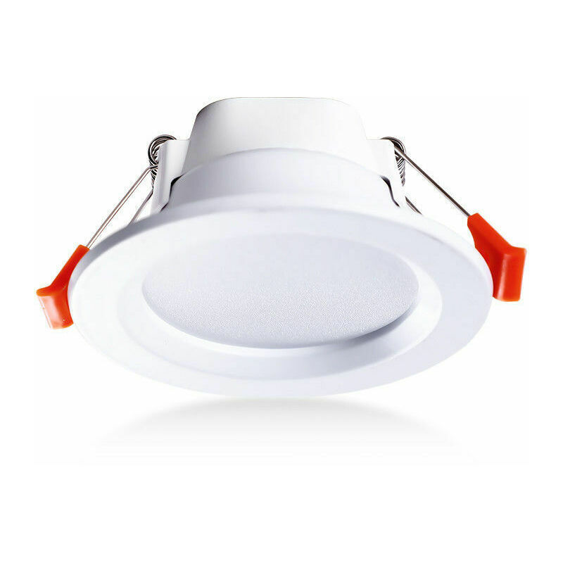foto del prodotto ulisem set 4 faretti da incasso ip65 waterproof 5 w, bianco caldo, plastica.