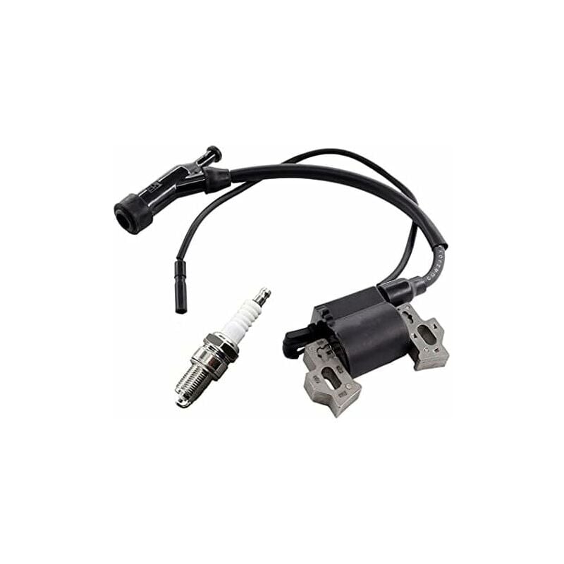 foto del prodotto ulisem set comprensivo di bobina di accensione e candela per il generatore berlan bste3000 2800 w 6,5 hp e scheppach sg3000.