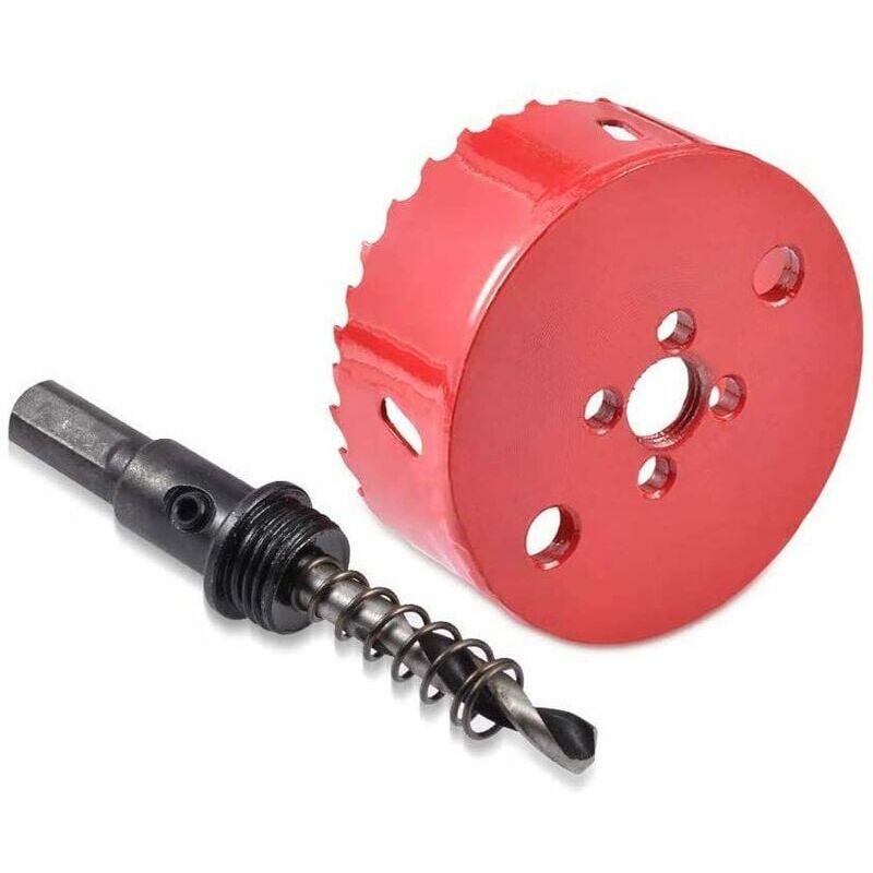 foto del prodotto ulisem sierra perforatrice bimetallica da 100 mm m42 hss , resistente per legno, alluminio, ferro e plastica