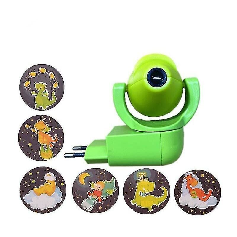 foto del prodotto ulisem star moon animal proiettore proiettore a led sensore 6 immagini spina ue luce notturna per bambini decorazione cameretta per bambini