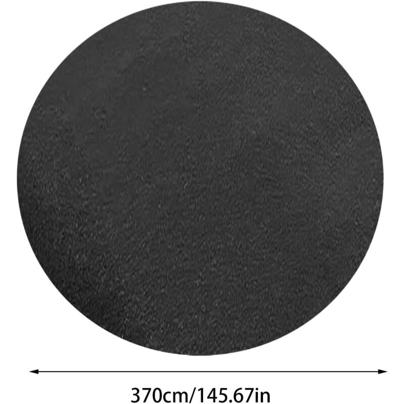 foto del prodotto ulisem tappetino per piscina, tappeto per piscina fuori terra, tappeto per piscina rotondo per raschiatori perforati, diametro 3,7 m