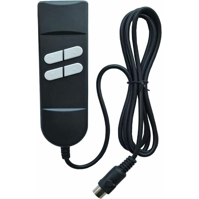 foto del prodotto ulisem telecomando per poltrona relax elettrica, telecomando per poltrona elevabile controllo manuale 4 pulsanti 5 pin utilizzato per 2 motori