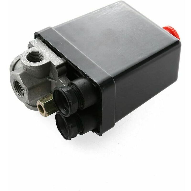 foto del prodotto ulisem valvola di controllo del pressostato del compressore d aria a 4 porte 240 v ca, 20 a, 175 psi, 12 bar.