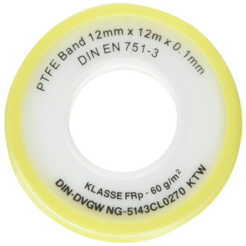 foto del prodotto ulith nastro per guarnizioni in ptfe, 0,08 mm circa 12 m, 1895630 sanicomfort